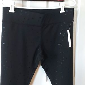 Tereza Sz XL Leggings Nylon. Spandex  star embossed fabric